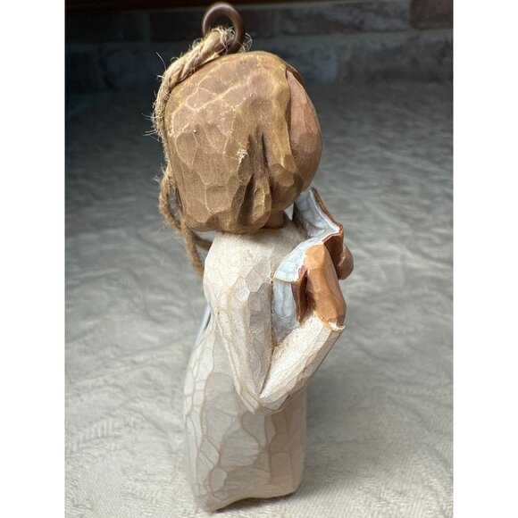 Willow Tree "Love Of Learning" Angel Ornament Figurine Carved Look Susan Lordi - Picture 9 of 16